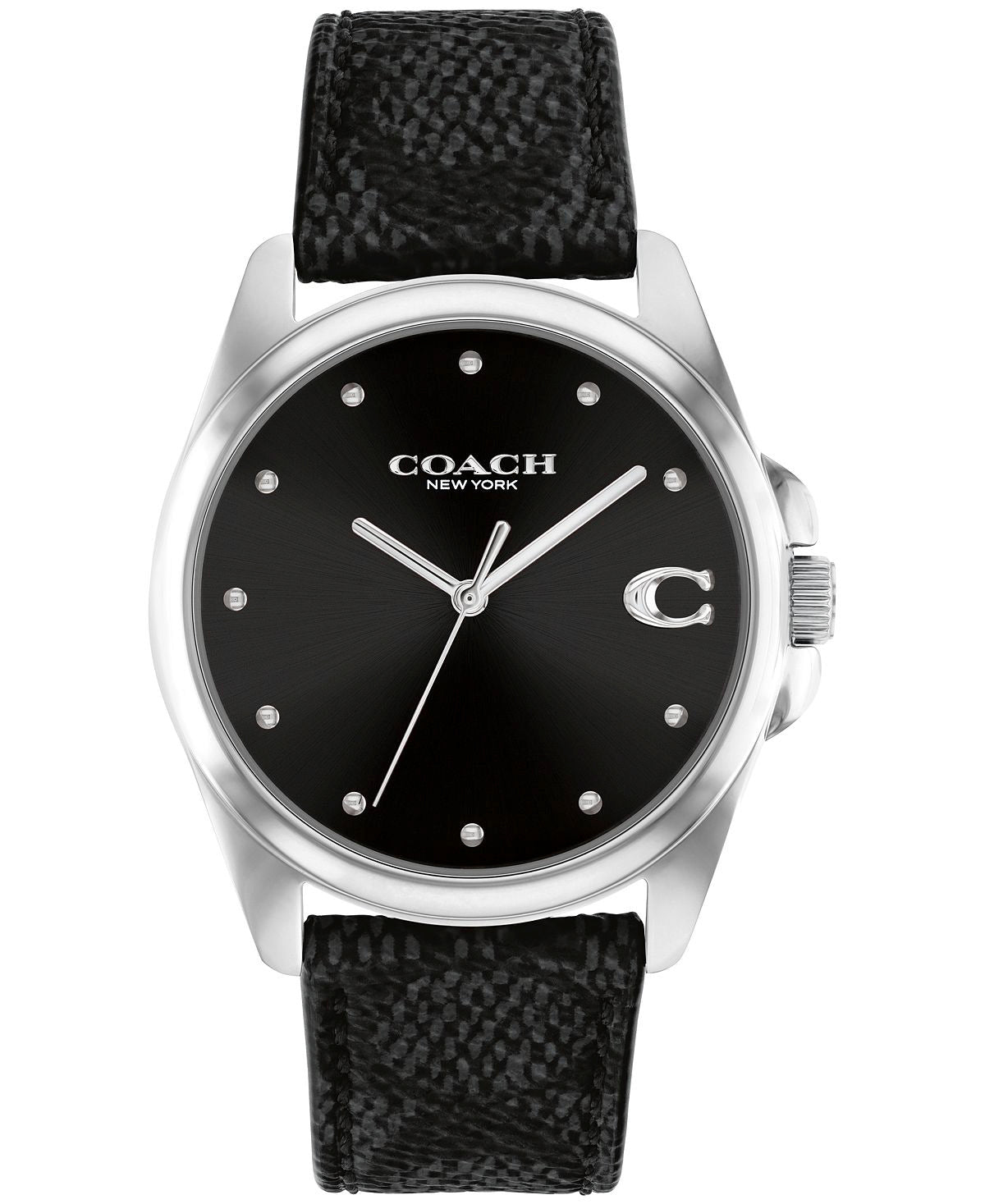 Coach Greyson Quartz Watch, Black