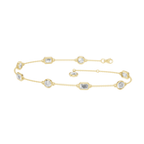 Lab-Grown Diamond Bezel Station Bracelet