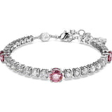 Swarovski Mixed Matrix Tennis Bracelet, Pink