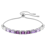 Swarovski Matrix Lariat Bracelet, Purple