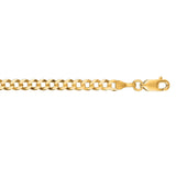Yellow Gold 3.2mm Curb Chain, 22"
