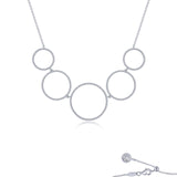 Lafonn Trendy Five-Circle Necklace