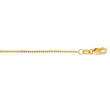 Yellow Gold 1mm Box Chain, 20