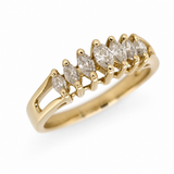 Marquise Diamond Band