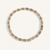 Dee Berkley Labradorite & 14kt Gold Filled Harmony Gemstone Bead Bracelet - 4MM