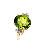 Oval Peridot Ring