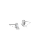 Kendra Scott Mini Ellie Luxe Silver Stud Earrings