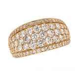 Diamond Milgrain Statement Ring