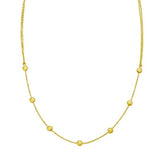 Adjustable Beaded Station Necklace