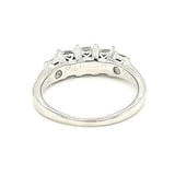 Princess Cut 3-Stone Diamond Ring