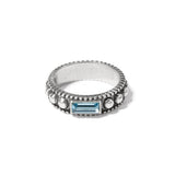 Brighton Pretty Tough Gem Ring, Aqua, Size 8