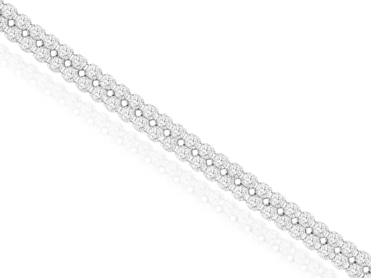 2-Row Diamond Tennis Bracelet