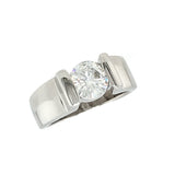 White Gold & Moissanite Ring