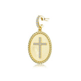 Lafonn Faith Medallion Pendant Charm