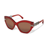 Brighton Meridian Adagio Sunglasses, Rouge