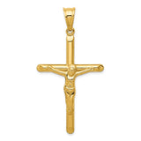 Gold Hollow Crucifix Pendant