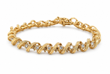 Diamond Spiral Bracelet