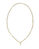 Kendra Scott Mini Elisa and Abbie Gold Strand Necklace in White Mix