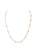 Diamond Station Necklace, 18"