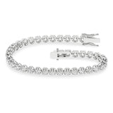 5ctw Lab Grown Diamond Prong-Set Tennis Bracelet, 7.25"