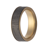 Gold-Wrapped Meteorite Band