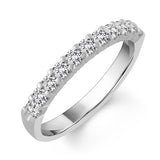 Sun & Sky Prong Set Diamond Wedding Band, 1/10 ctw