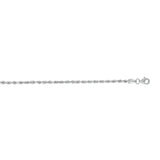 White Gold 2.5mm Rope Chain, 22