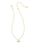 Kendra Scott Ice Skate Gold Short Pendant Necklace