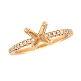 1/6ctw Diamond Semi-Mount Ring