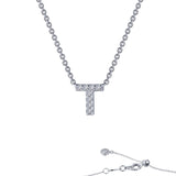 Lafonn Letter T Initial Necklace