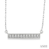 1/5ctw Diamond Bar Necklace