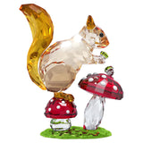 Swarovski Idyllia Squirrel and Mushrooms