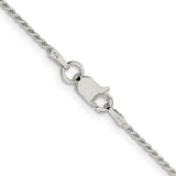 Silver 1.1mm Rope Chain, 16