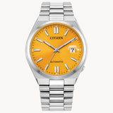 Men's Citizen Tsuyosa Collection Watch with Sunray Yellow Dial