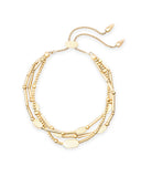 Kendra Scott Chantal Lariat Bracelet in Gold