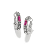 Brighton Pretty Tough Gem Hoop Earrings, Amethyst