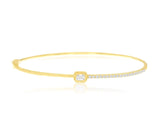 Diamond & Rope Bangle