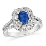 Le Vian Couture® Ring featuring Cornflower Sapphire™ Vanilla Diamonds® set in Platinum