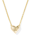 Kendra Scott Heart Letter L Gold Ivory Mother of Pearl Short Pendant Necklace