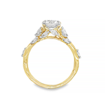 Marquise Diamond Open Vine Semi-Mount Engagement Ring