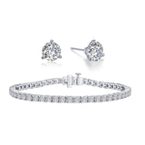 Lafonn Tennis Bracelet and Solitaire Earrings Set Special