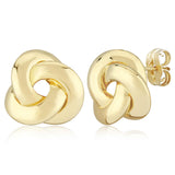 Gold Vermeil Small Knot Earrings