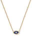 Kendra Scott Mini Eye Gold Short Pendant Necklace