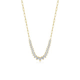 Lafonn Willow Paperclip Necklace, 18"