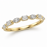 Marquise & Emerald Cut Diamond Band