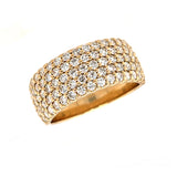 5-Row Diamond Ring