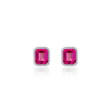 Lafonn July Birthstone Solitaire Earrings