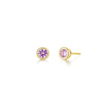 Lafonn October Bezel Birthstone Earrings