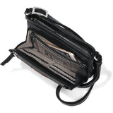 Brighton Pretty Tough City Organizer, Black/Chocolate Croco