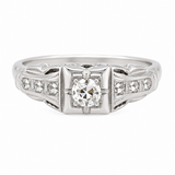 Vintage Old European Cut Diamond Ring
